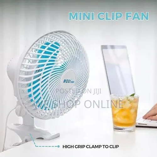 Modi High Quality Low Noise 180° Clip Fan