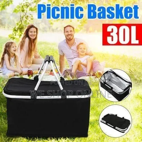 30l Foldable Insulated Picnic Bag Thermal/ Cooler Bag