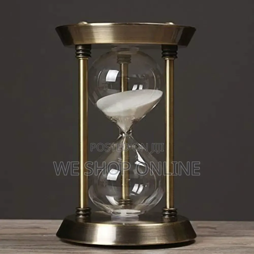 Hourglass 15/30min Retro Metal Time Hourglass