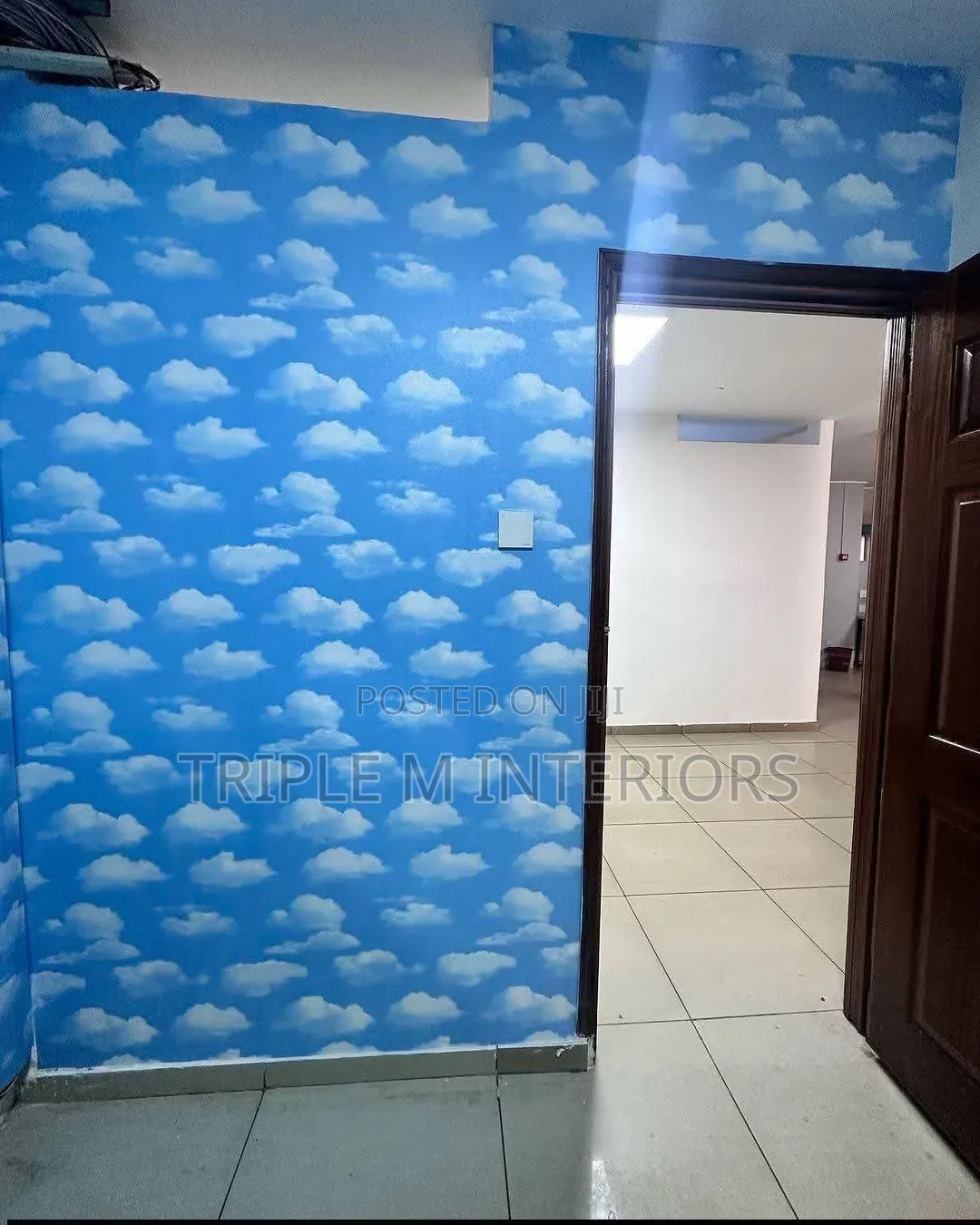 Soft Elegant Wallpaper for Warm Home/ Restaurant Atmosphere