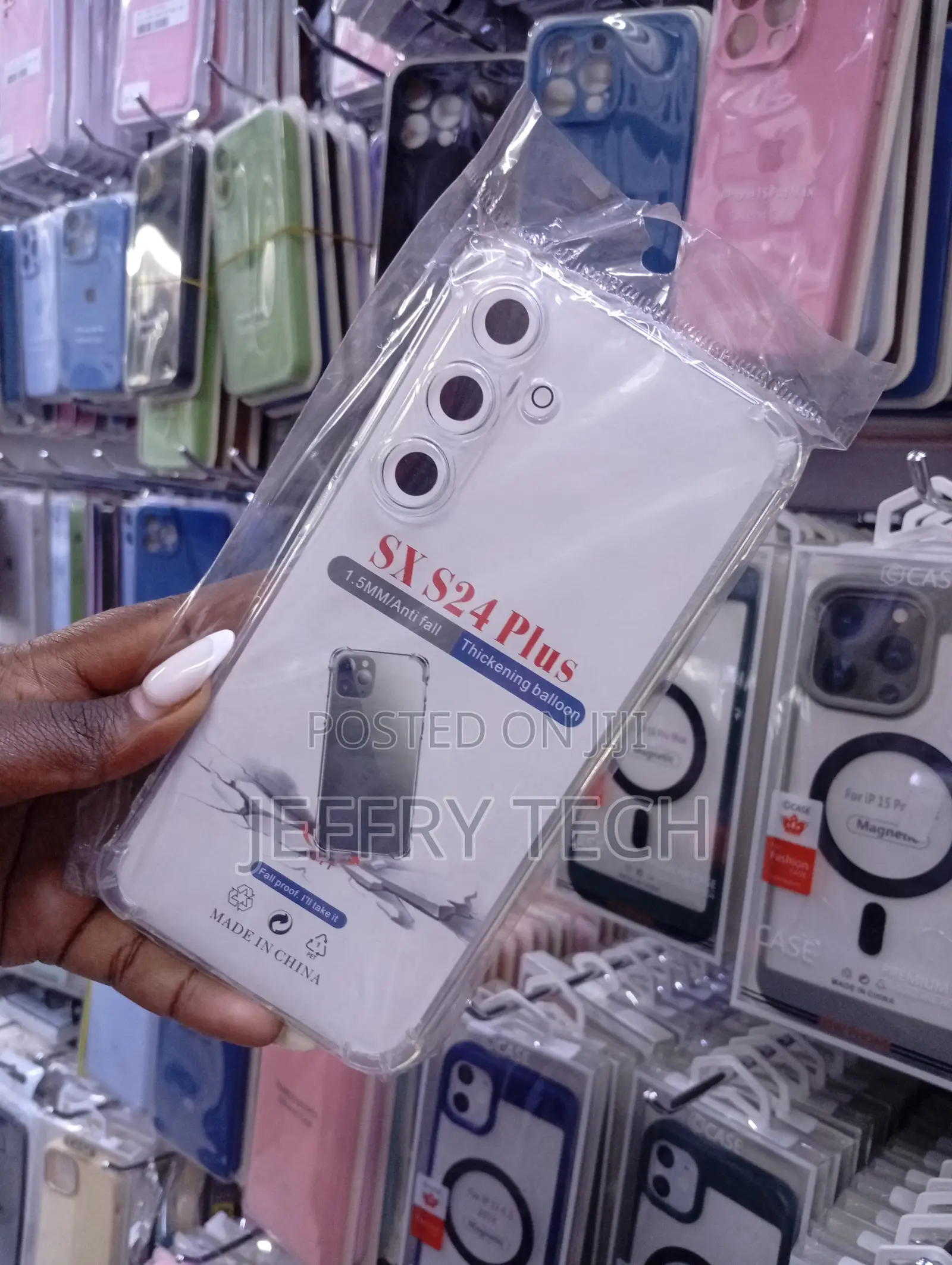 For Samsung Galaxy S24 Plus Flexible Clear Transparent Soft Tpu .