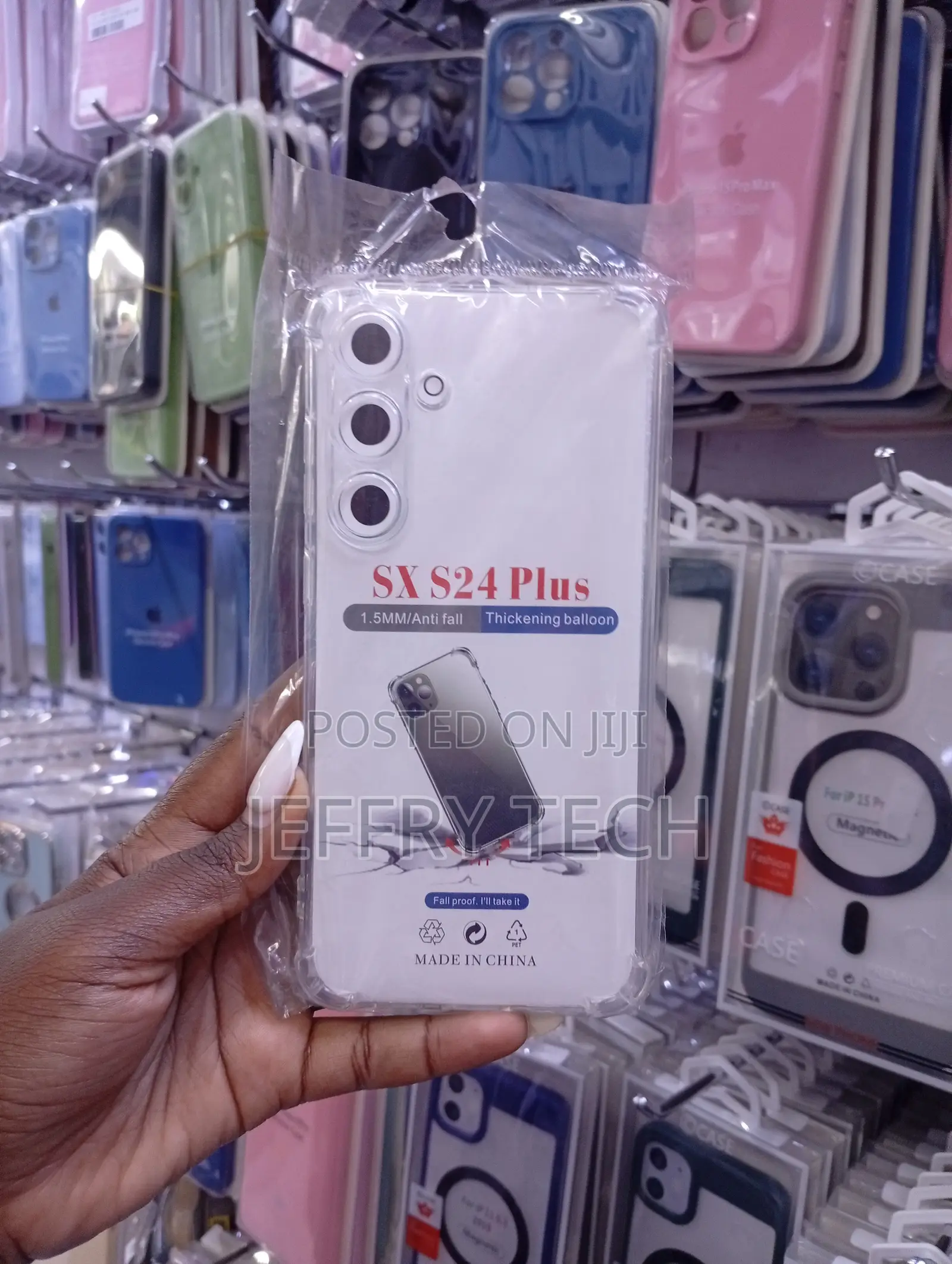 For Samsung Galaxy S24 Plus Flexible Clear Transparent Soft Tpu .
