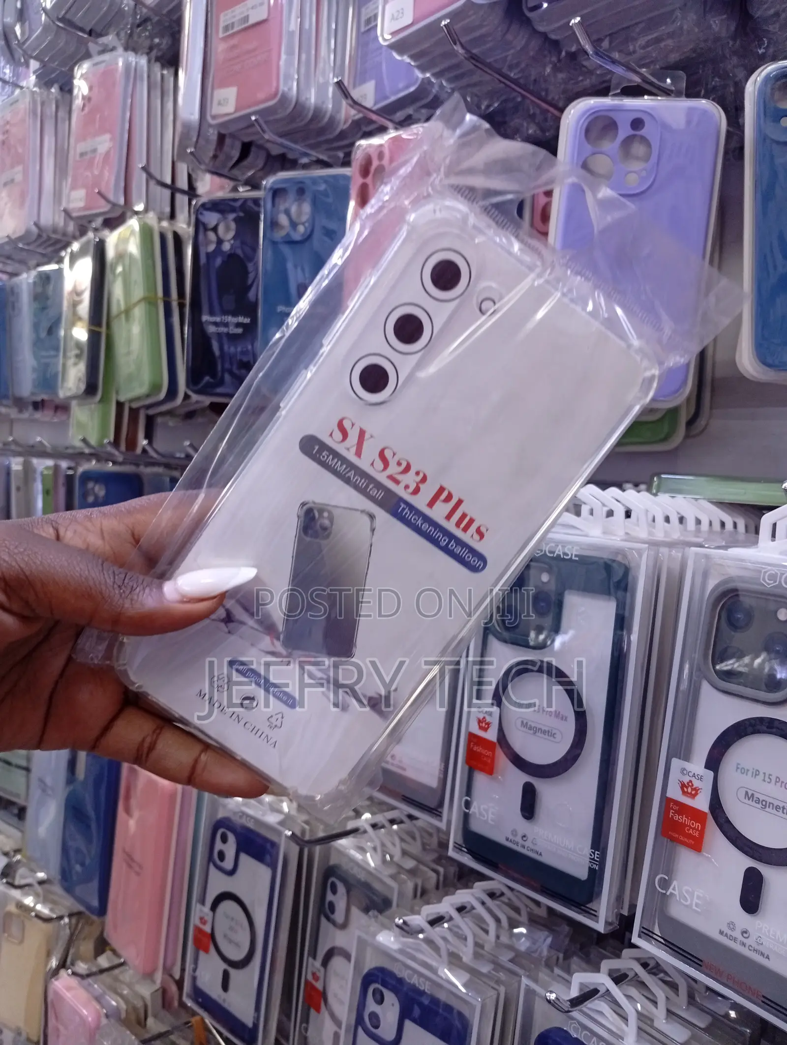 দরজfor Samsung Galaxy S23 Plus Back Cover Soft Silicon Crystal Clear