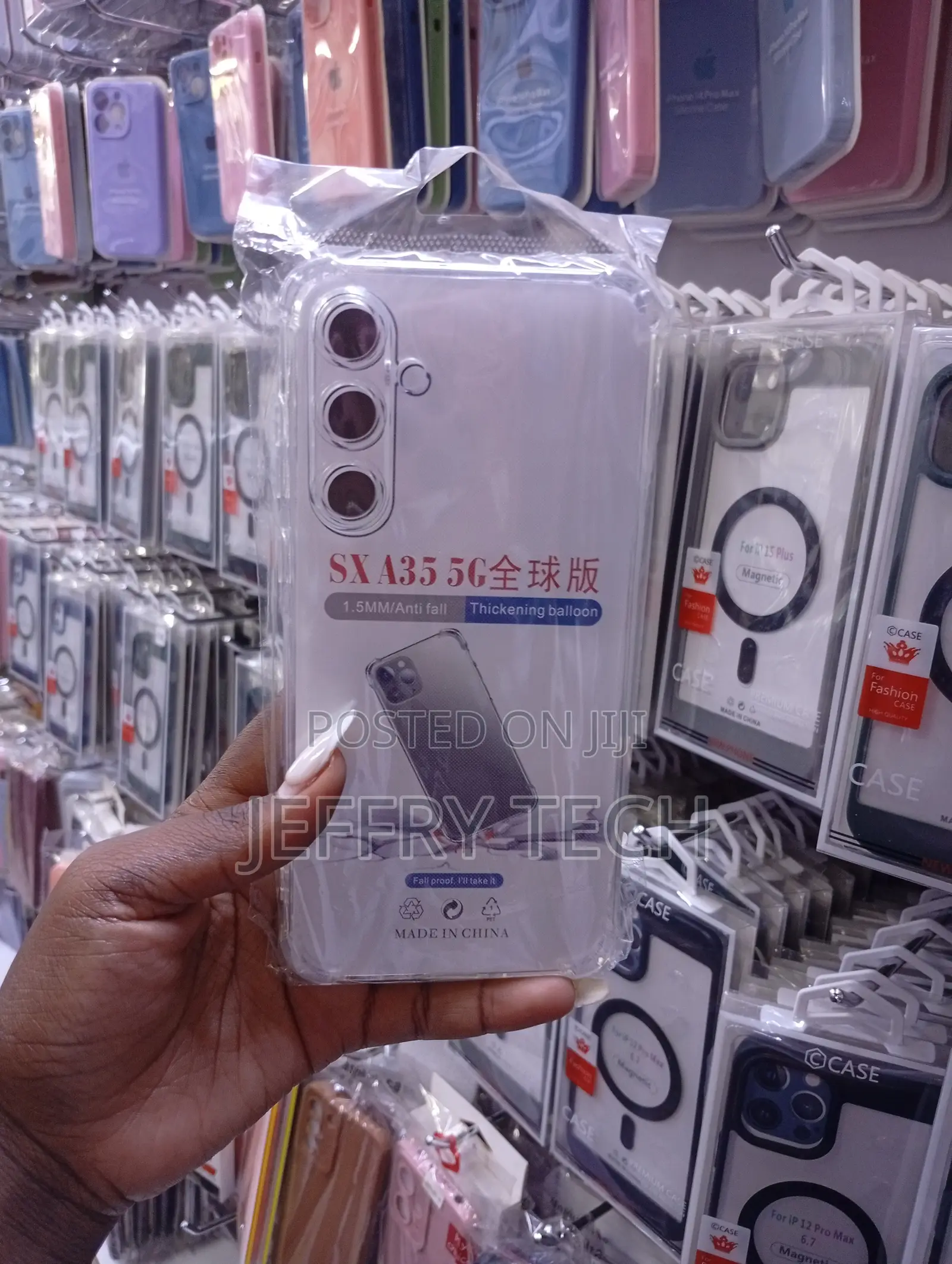 Samsung Galaxy A35 5g Shockproof Bumper Case With Clear .