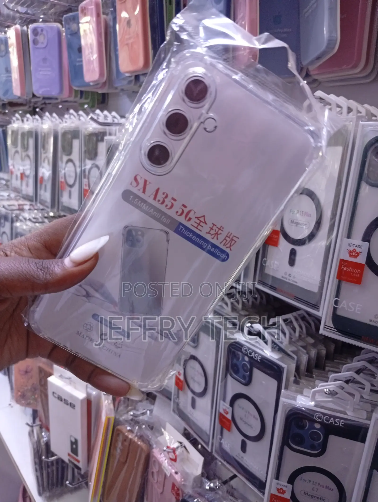 Samsung Galaxy A35 5g Shockproof Bumper Case With Clear .