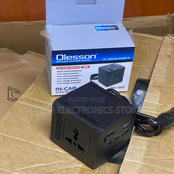 150w Car Inverter 12v/24v to 220v – Safe and Efficient Power Converter