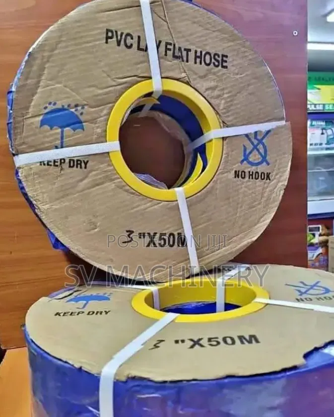 Heavy Duty 3" 50m PVC Layflat Delivery Hose Pipe