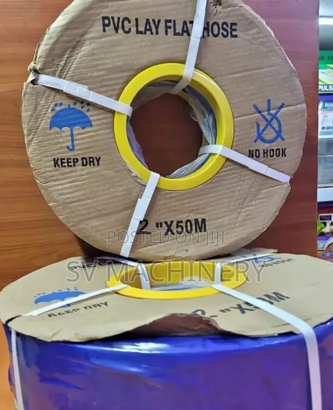 Heavy Duty 2" 50m PVC Layflat Delivery Hose Pipe