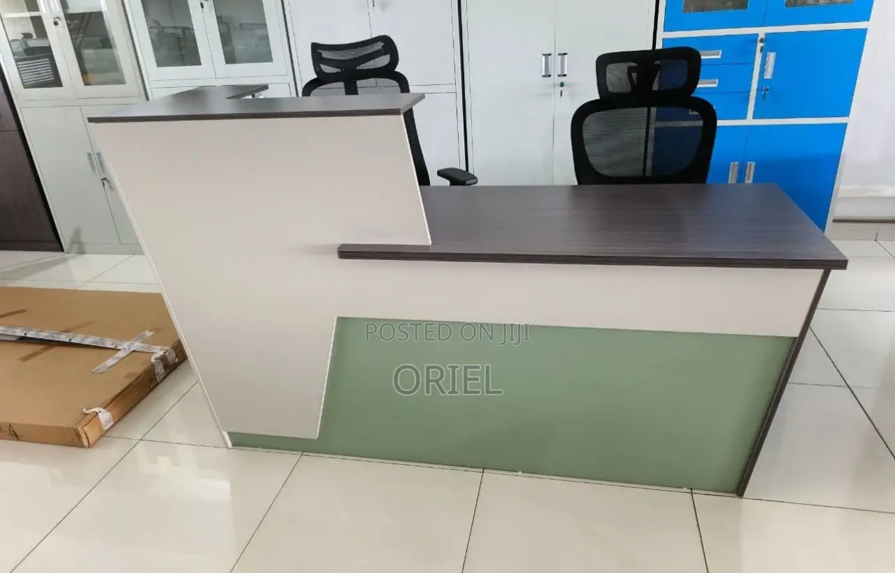 Office Desk : 2m Office Reception Welcoming Desk