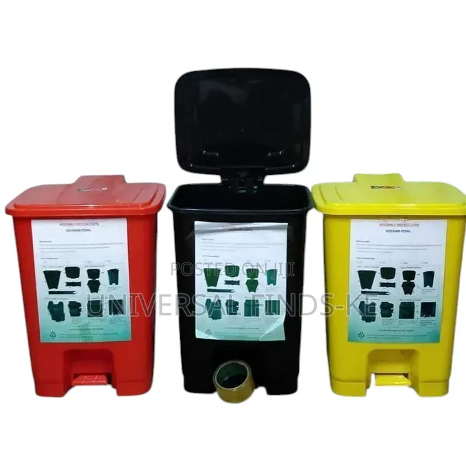 30 Litre Step-on Pedal Bin – Durable, Hygienic Easy-Clean Waste Bin
