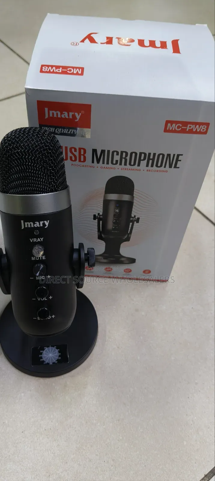 Jmary Mc-Pw8 Usb Microphone – Clear Sound Recording Mic
