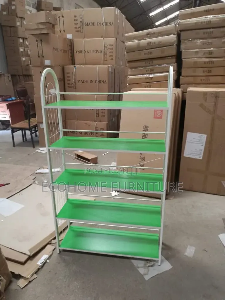 Green Shoe Rack