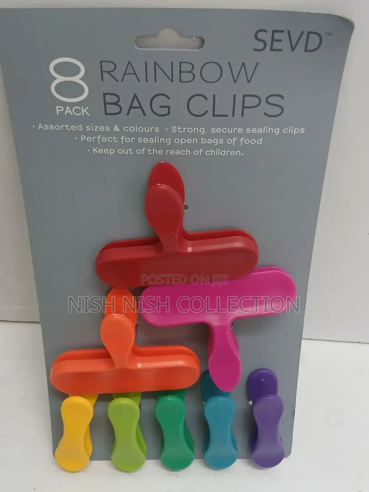 *8 Pcs Multifunctional Bag Sealing Clips