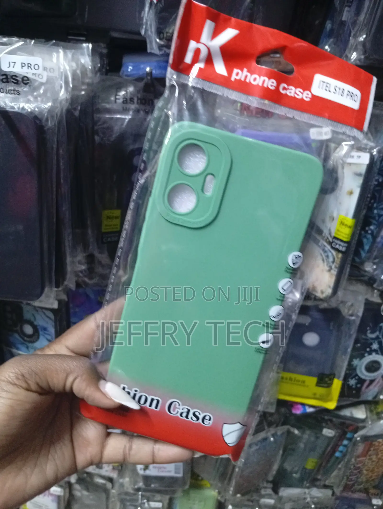 Itel S18 Pro Green Soft Tpu Back Cover