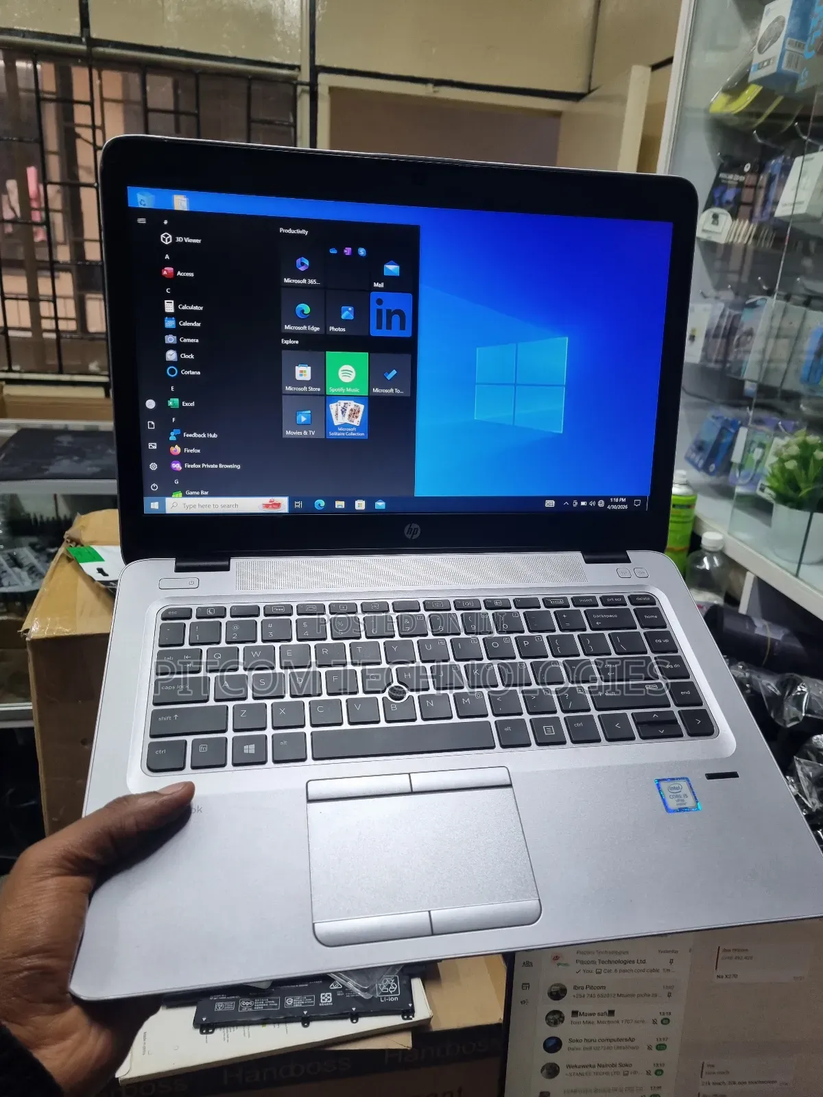 Laptop HP EliteBook 840 G3 8GB Intel Core i5 SSD 256GB