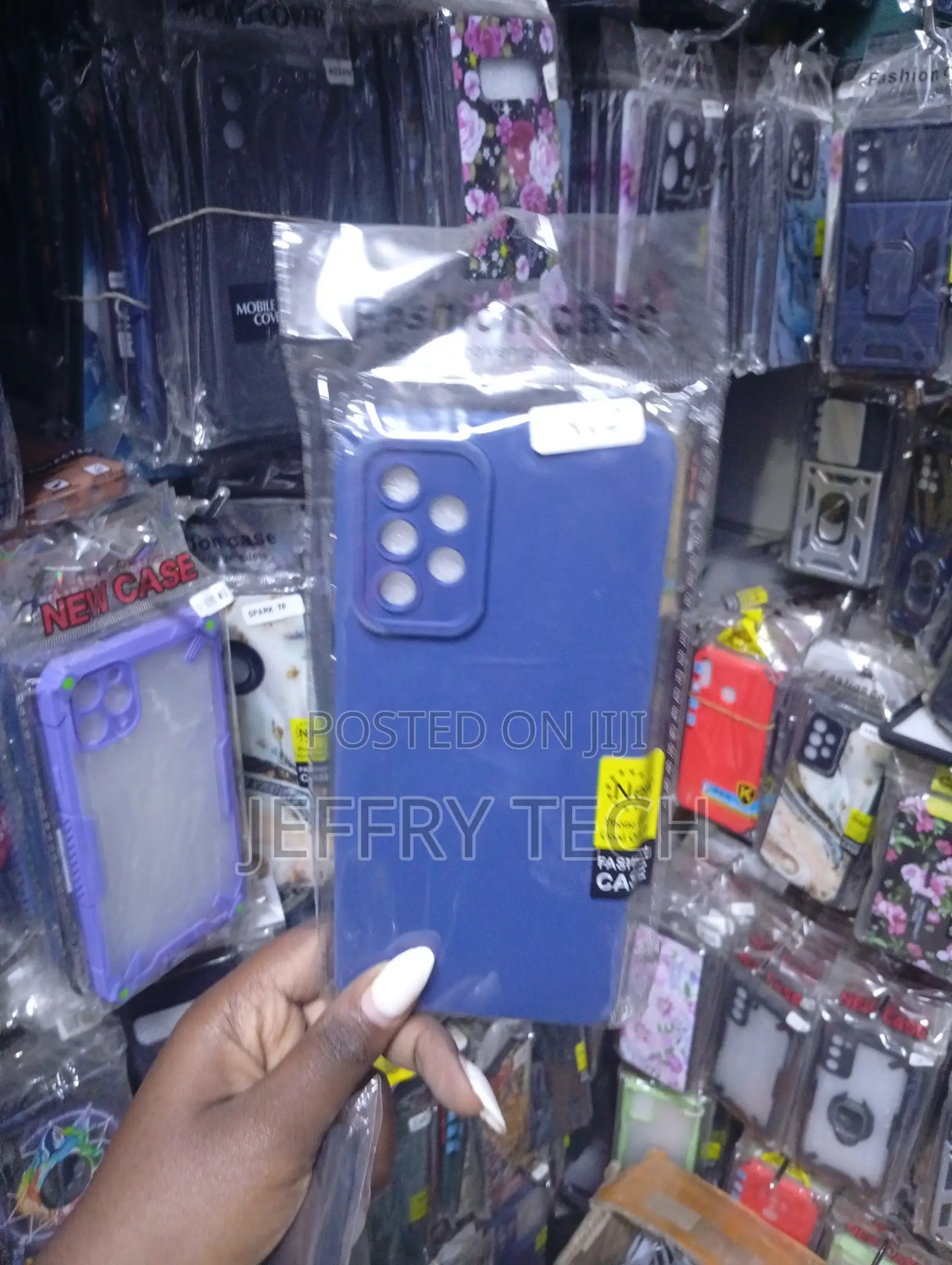 Samsung a-Series Blue Silicone Phone Case,