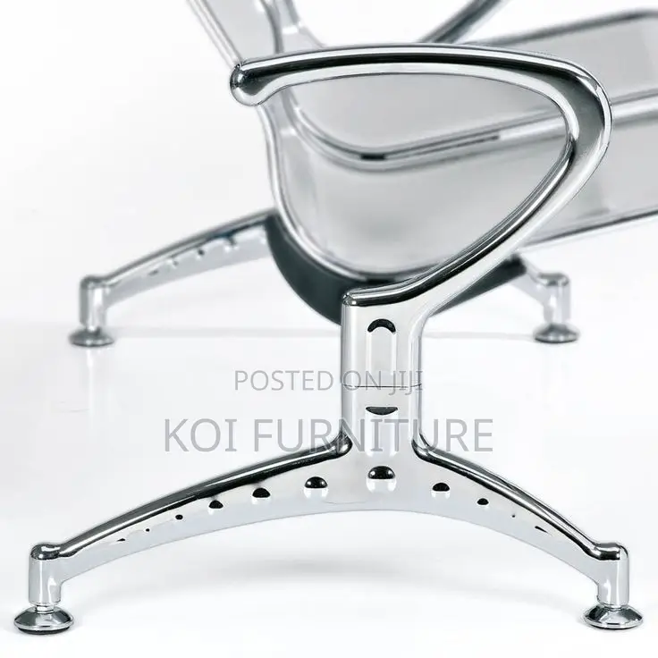 Office Bench; Three Seaters Metal Bench for Airport and Hospitals