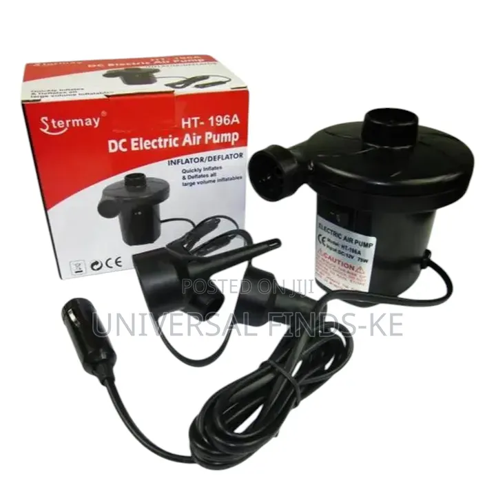 Portable Electric Air Pump For Mattresses/Pools/Balloons