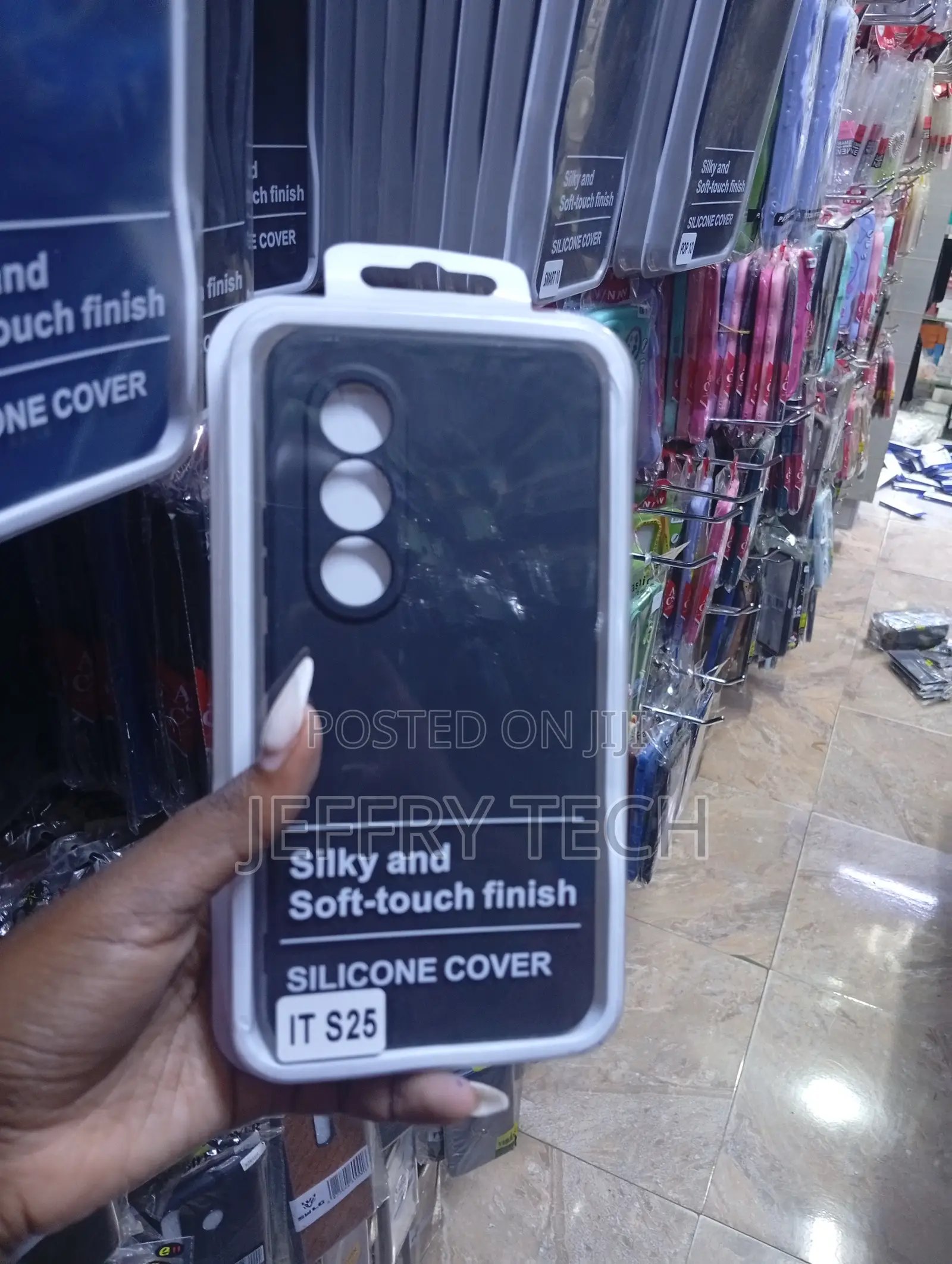 Itel S25two-Tone Design With a Black Main Body Case