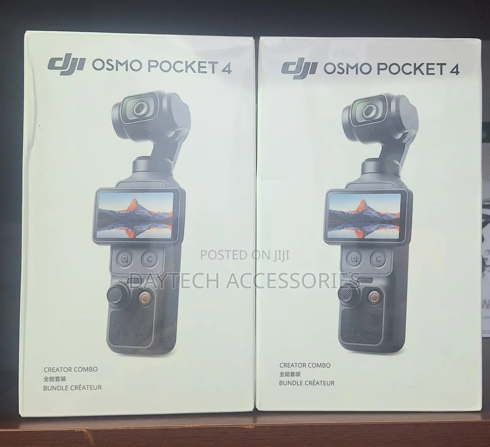 The Dji Osmo Pocket 4 Creator Combo.