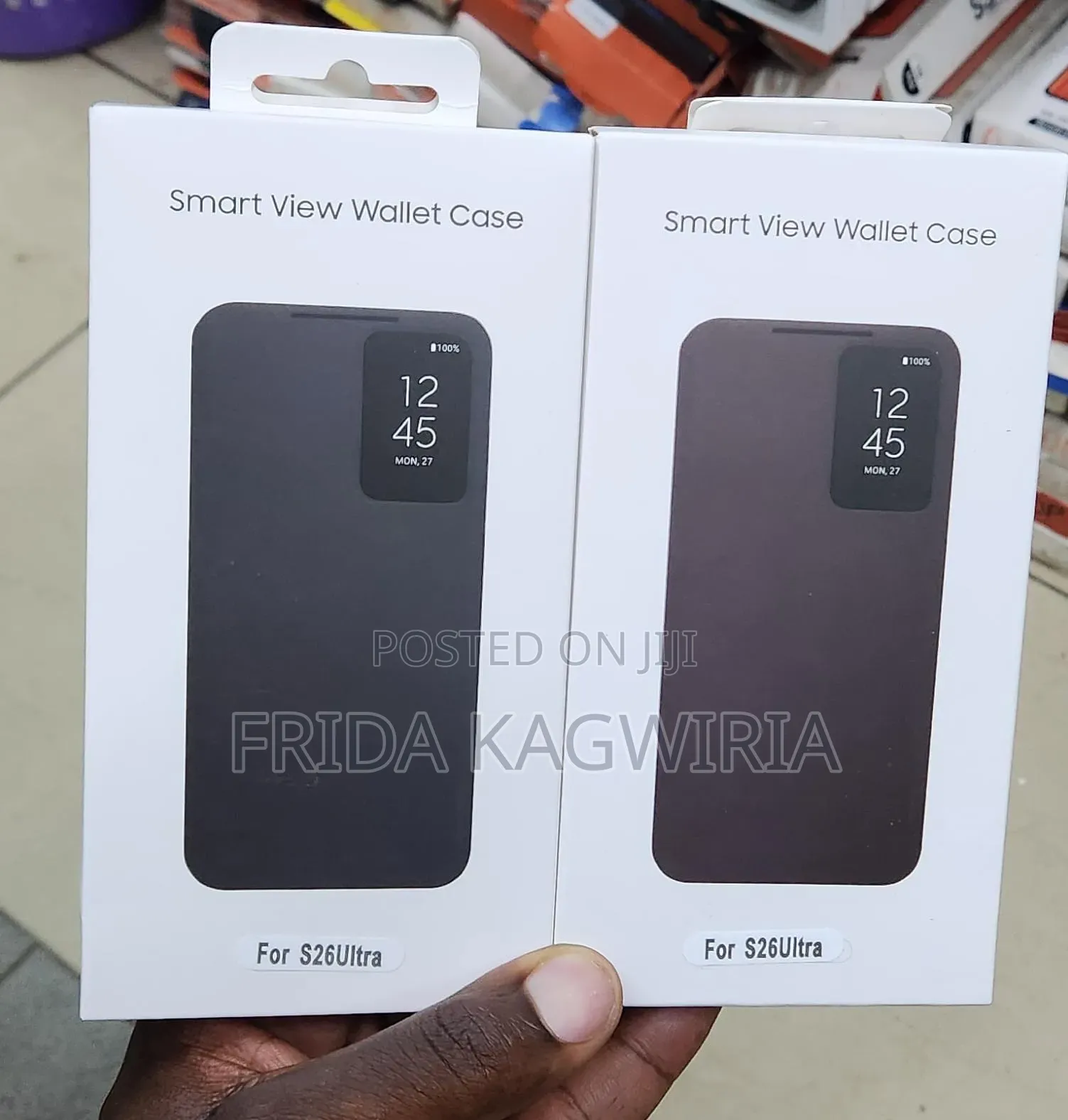 Samsung Galaxy S26 Ultra Smart Clear View Case With Sensor