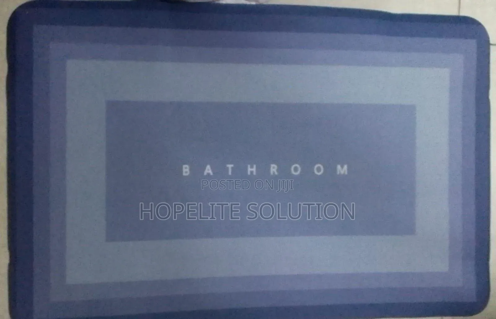 40x60 Anti Slip Rubber Base Shower Bath Bathroom Mat or Door Mat