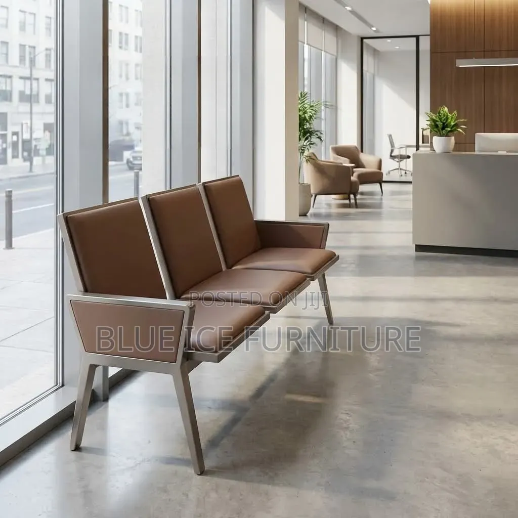 Cushioned Waiting Chair 3 -Seater
