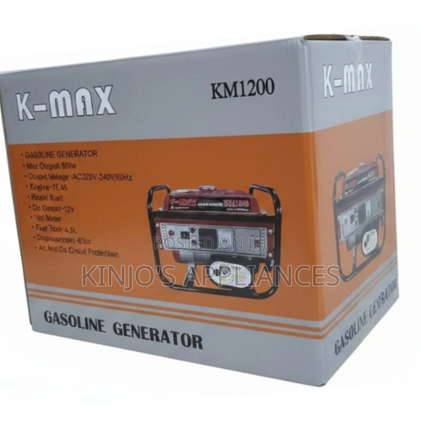 Kmax Km1200 Two Stroke Petrol Generator