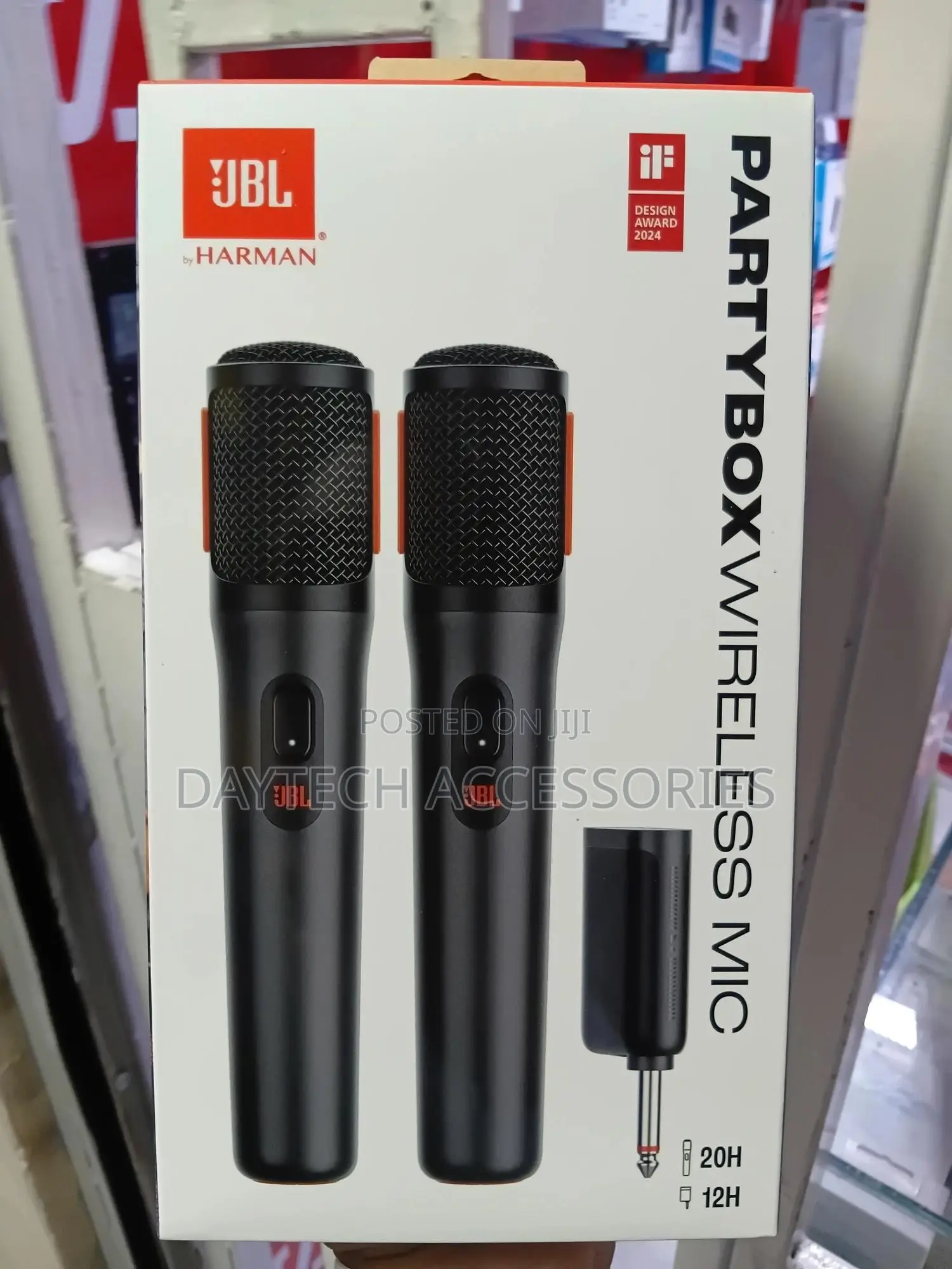 The JBL Partybox Wireless Mic (2-Pack System)
