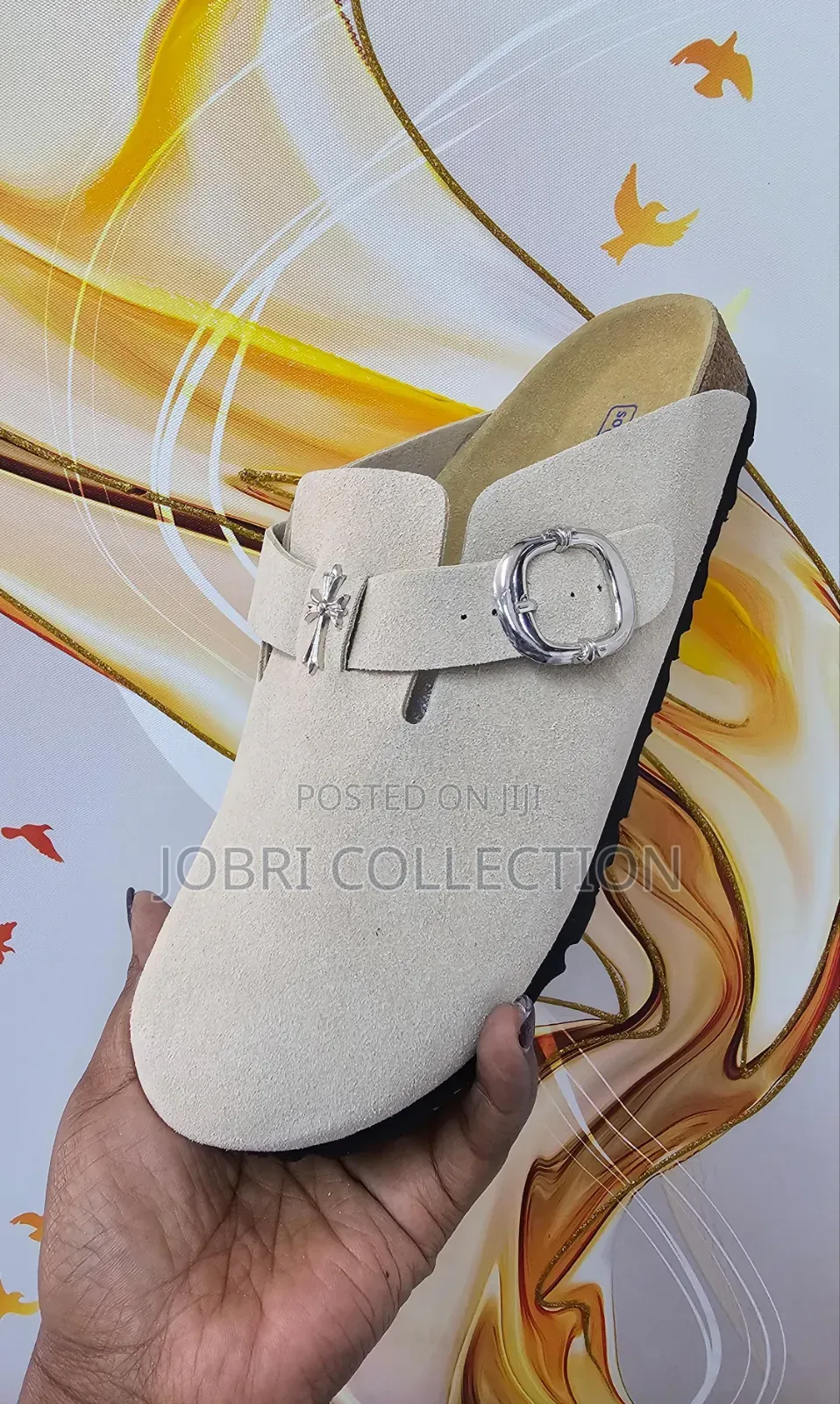 Birkenstock Chrome Hearts Slides
Beige
Original Quality