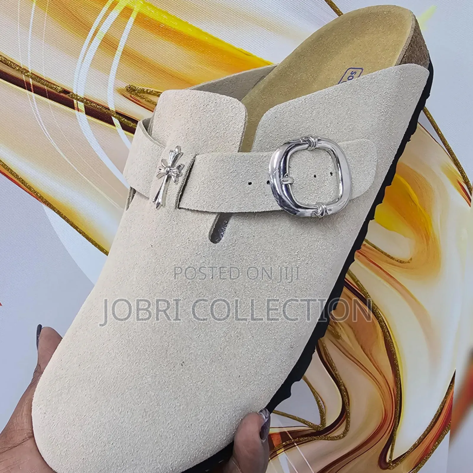 Birkenstock Chrome Hearts Slides
Beige
Original Quality