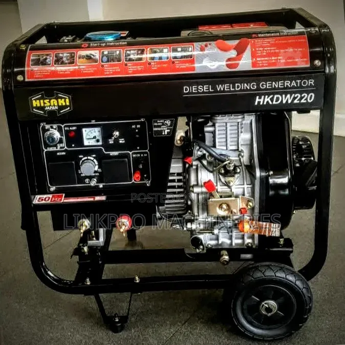 7.5kva 220 Amps Hisaki Welding Generator