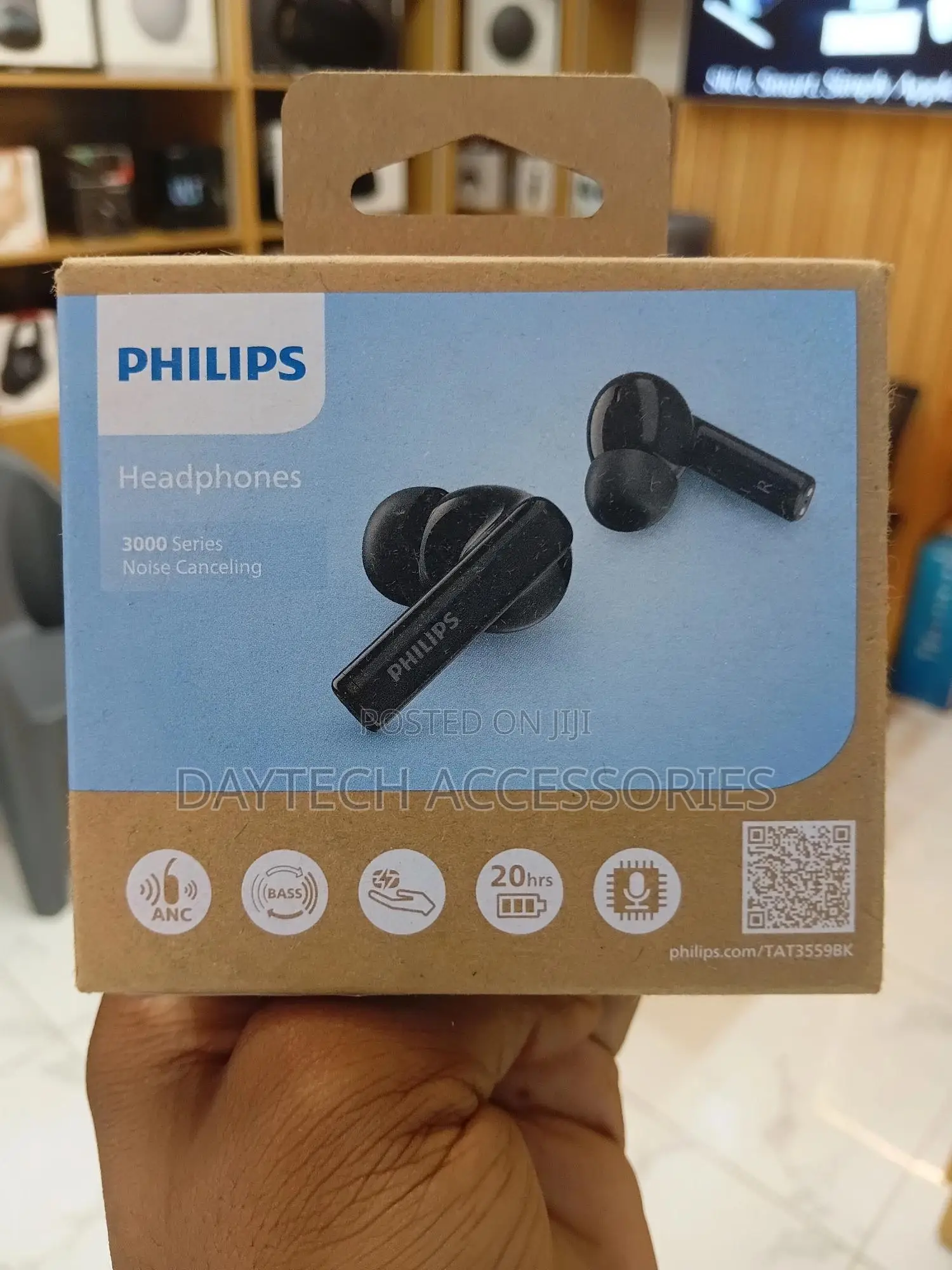 Philips 3000 Series Tat3559bk/97 True Wireless Headphones