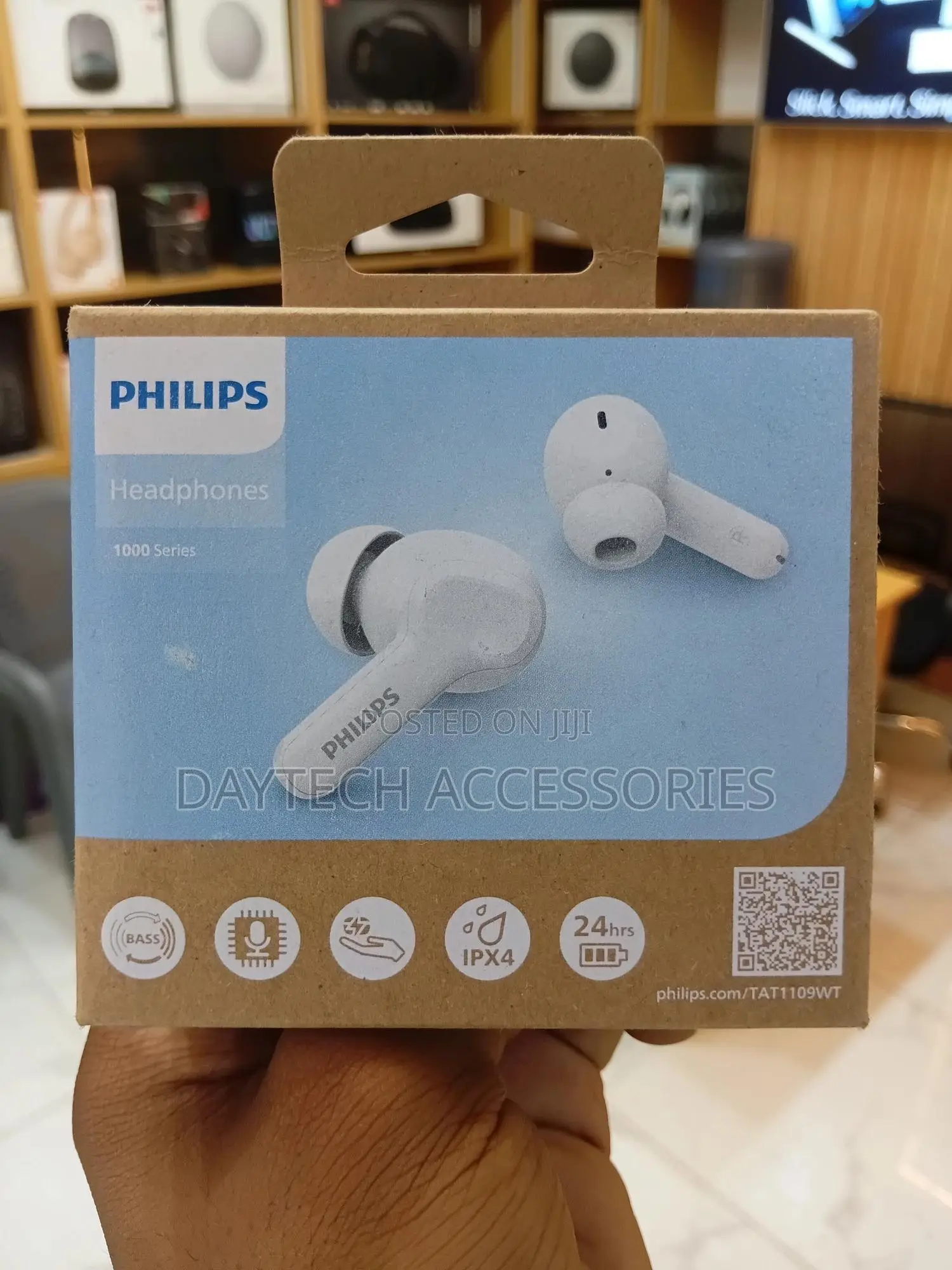 Philips Tat1109wt True Wireless Earbuds