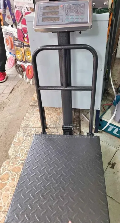 Big Base Weighing Machine /Rechageable 300kg Platform Scale