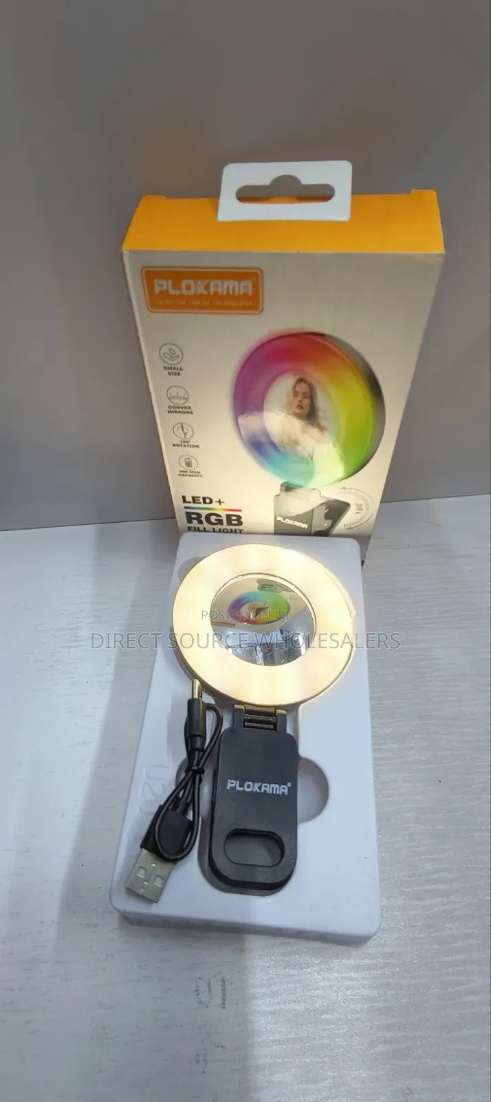 U20 Pro Mini RGB Fill Light for Phone Camera Content Creation