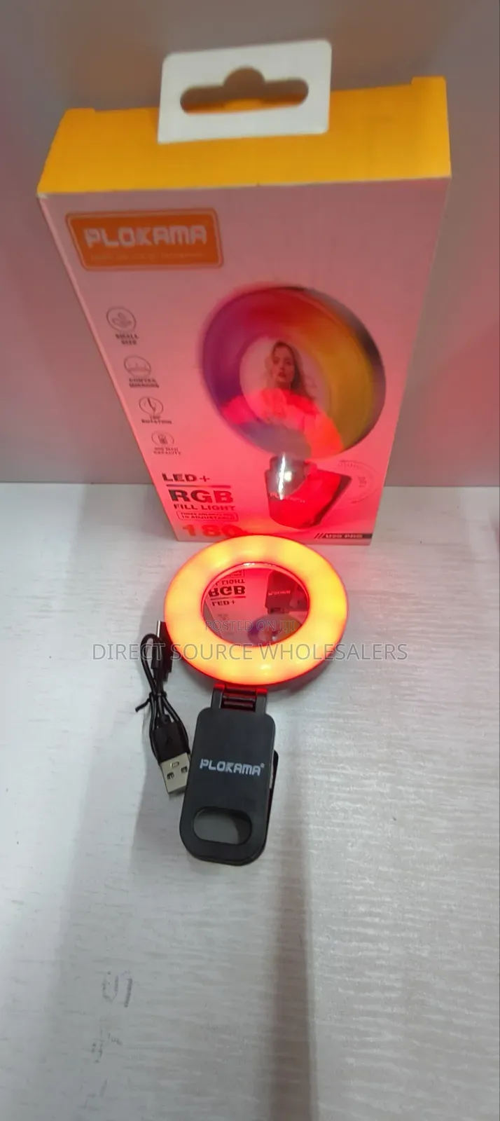 U20 Pro Mini RGB Fill Light for Phone Camera Content Creation