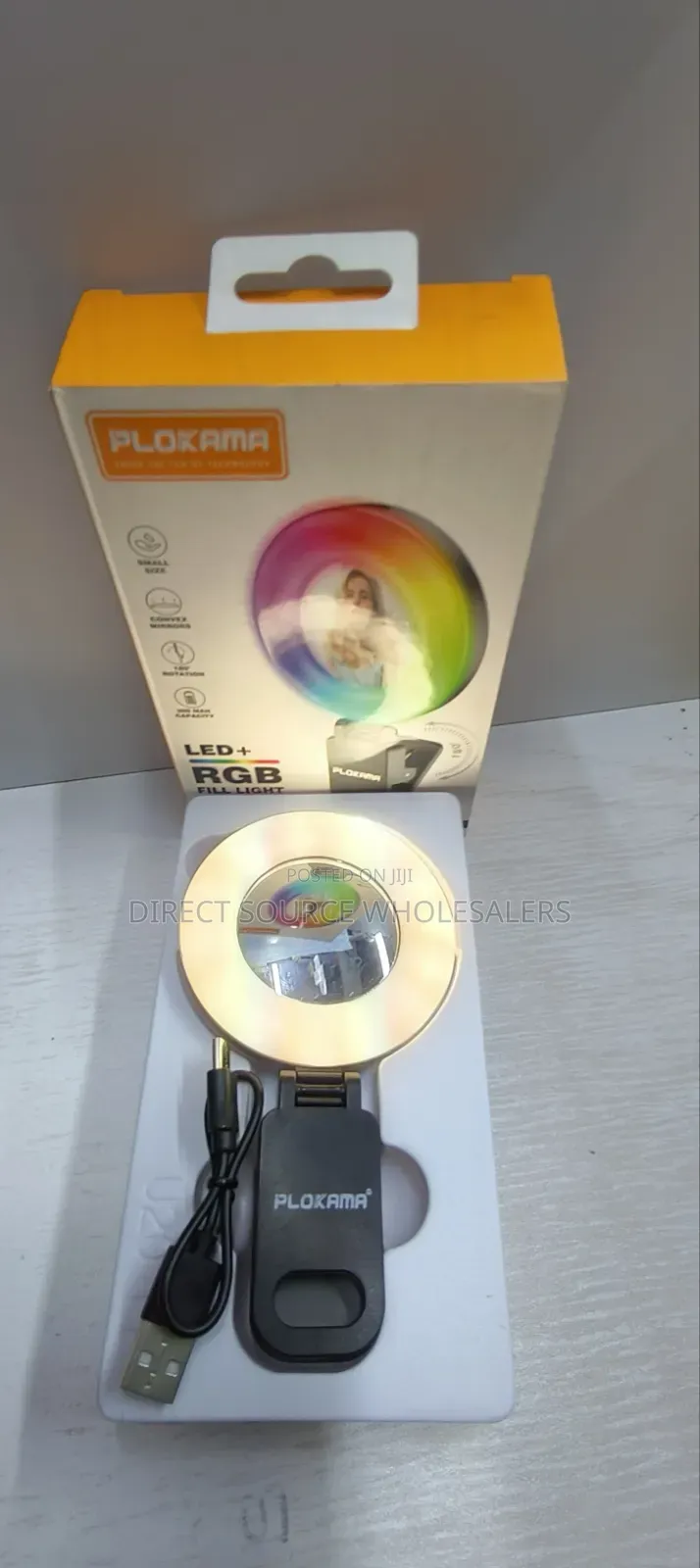 U20 Pro Rechargeable Selfie Light RGB – Video Streaming Light