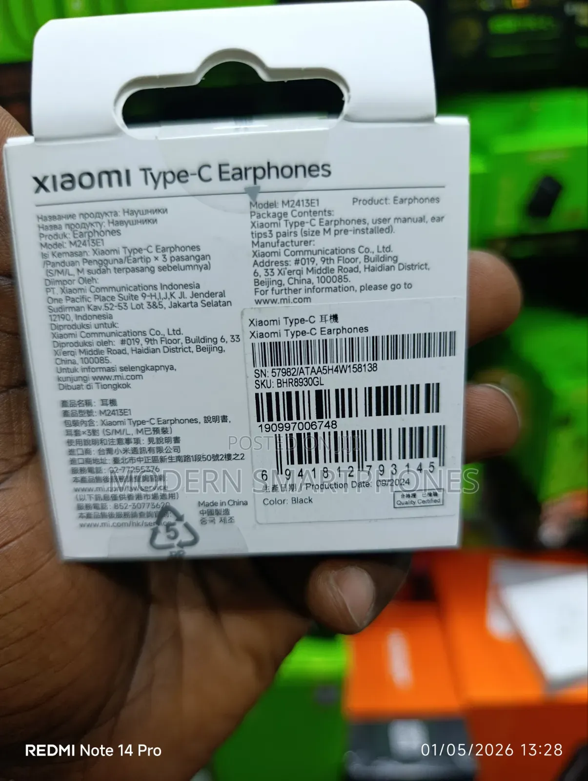 Xiaomi Redmi Type C Wired Earphones