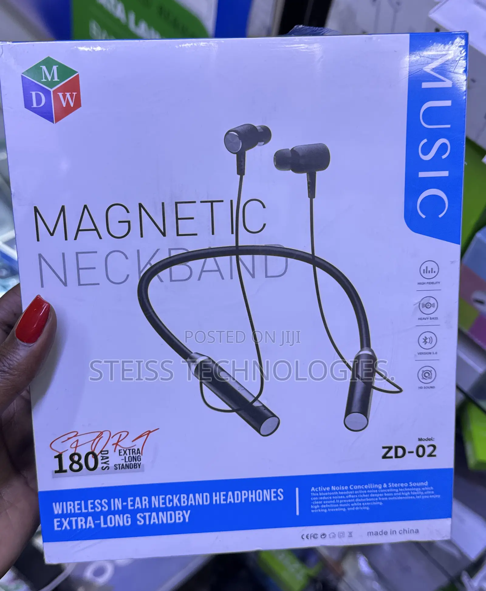 MDW Wireless Magnetic Bluetooth Neckband