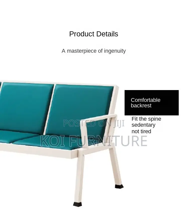 Office Benches; Three Seaters Amherst Steel Indeal Bench