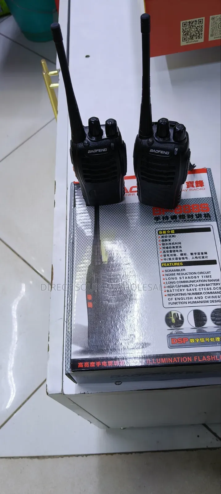 Baofeng Bf-888s Walkie Talkie Long Range Two Way Radio