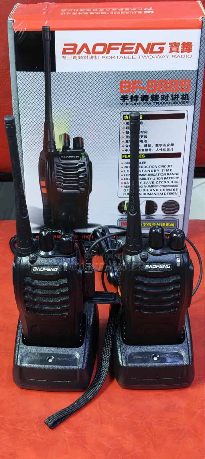 Powerful Baofeng Bf-888s Walkie Talkie – Long Range
