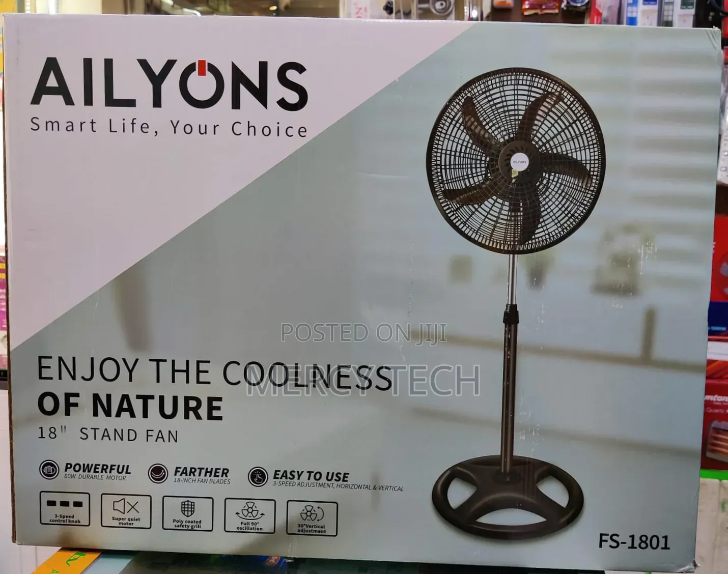 Ailyons 18" Stand Fan (Fs-1801)