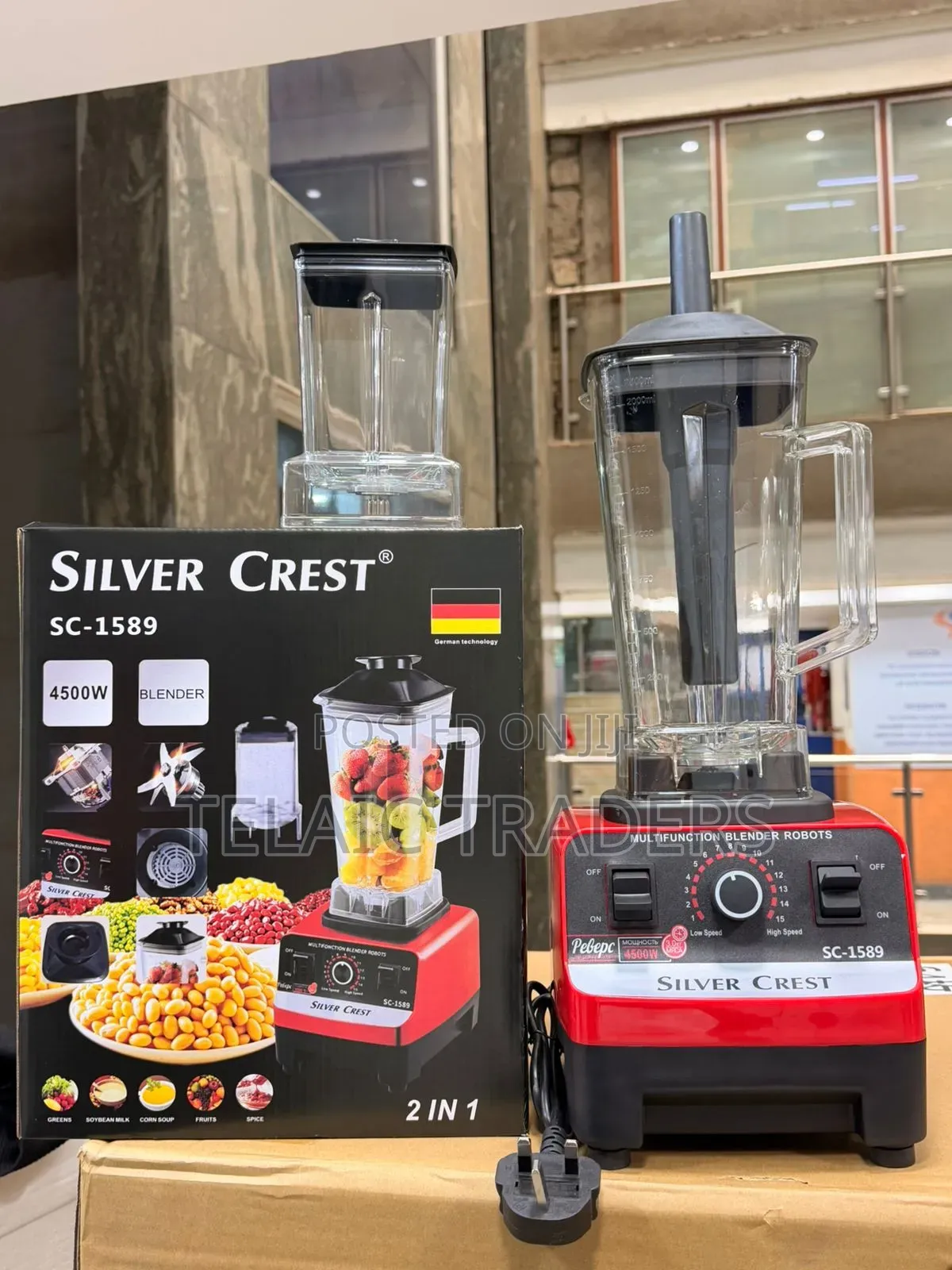 Silvercrest Germany 2 in 1 Heavy Duty Commercial Blender