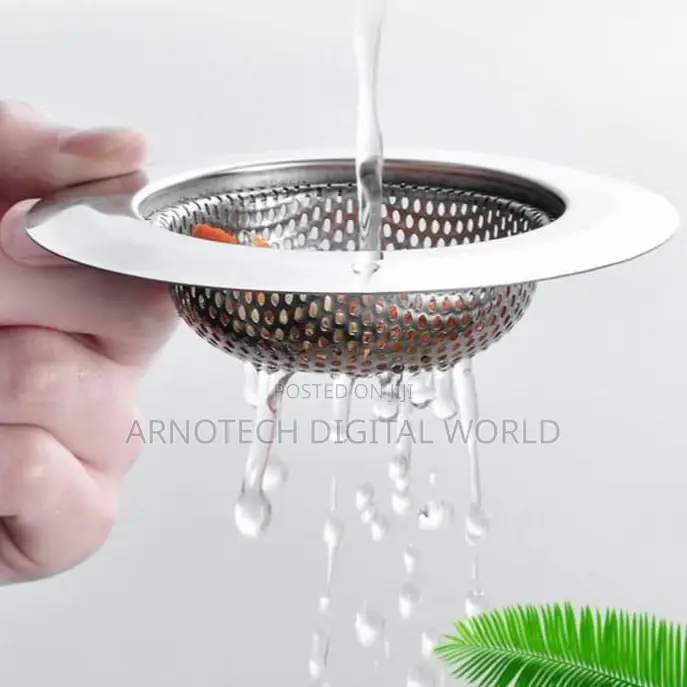 Stainless-Steel Kitchen Sink Strainer