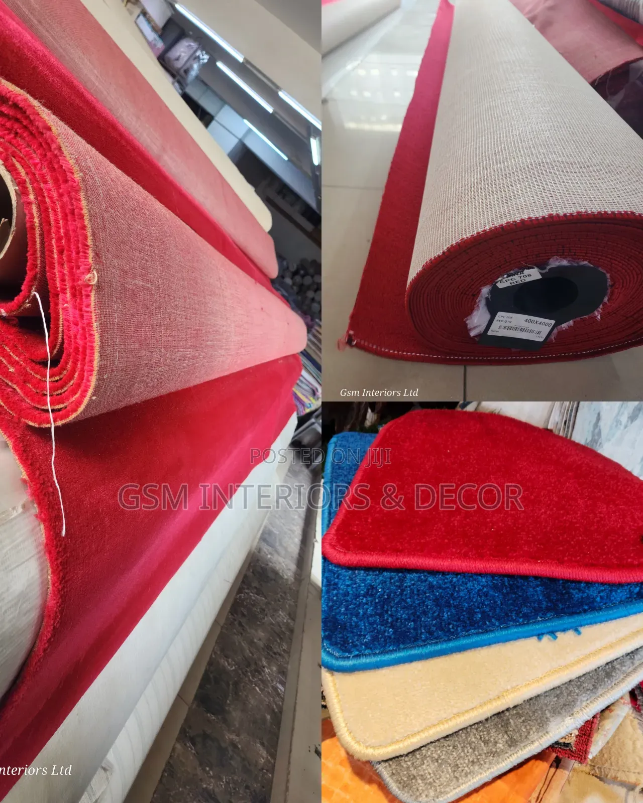 Artificial Wall to Wall Carpets in Closely Knit Wovens