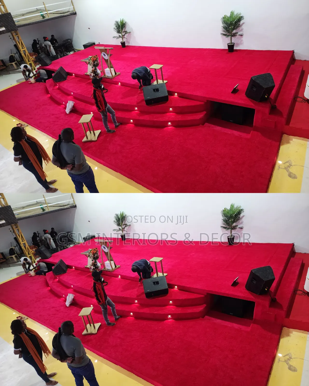 Church Red Carpets for Various Pulpit Designs and Altar Patterns