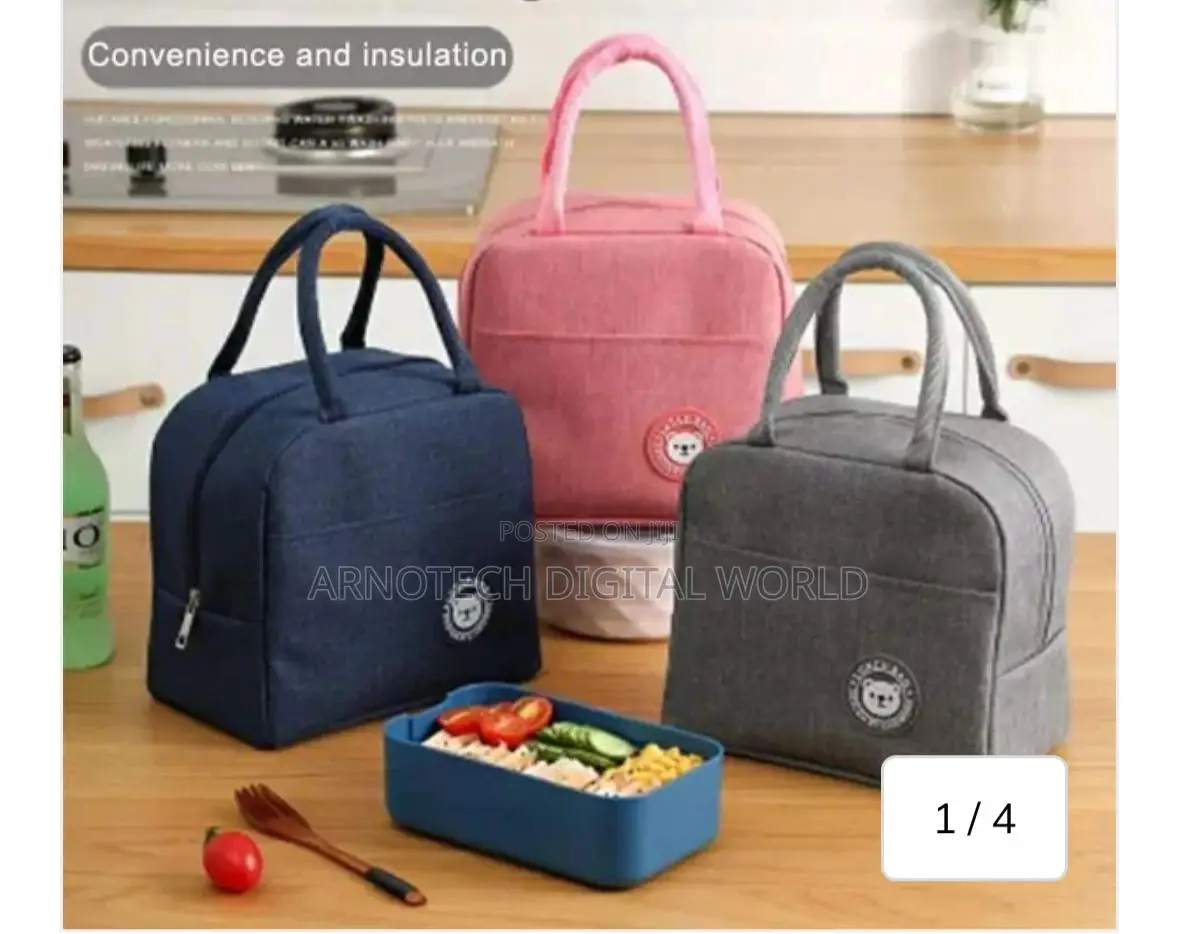 Waterproof Thermal Non Woven Lunch Box Cooler Bag With Zipper