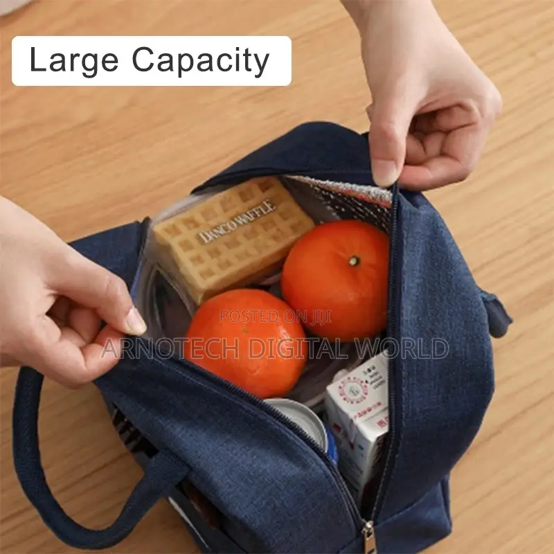 Waterproof Thermal Non Woven Lunch Box Cooler Bag With Zipper